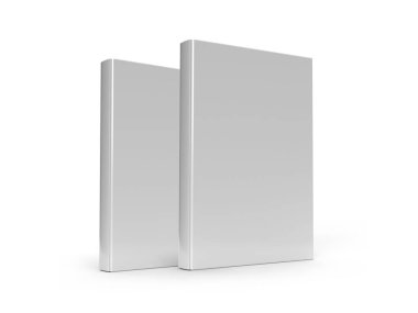 Kitap Kapağı 3D Görüntü İzole Arkaplan Sahnesi