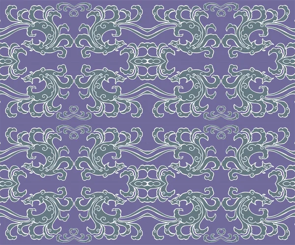 Seamless Oriental Vector Pattern Traditional Floral Pattern Fabric Wallpapers Backgrounds — Image vectorielle