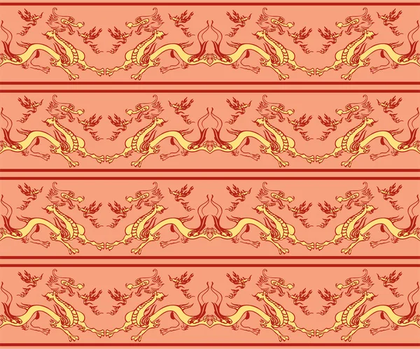 Seamless Oriental Vector Pattern Traditional Floral Pattern Fabric Wallpapers Backgrounds — Vetor de Stock