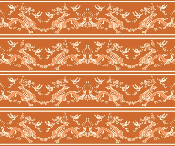 Seamless Oriental Vector Pattern Traditional Floral Pattern Fabric Wallpapers Backgrounds — Vetor de Stock