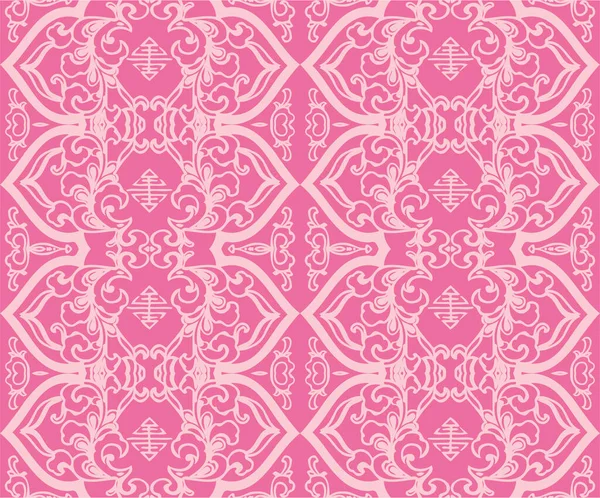 Seamless Oriental Vector Pattern Traditional Floral Pattern Fabric Wallpapers Backgrounds — Vector de stock