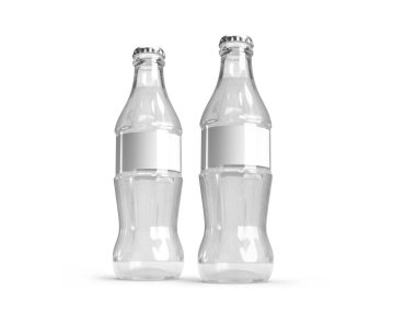 Ilımlı içecek şişesi 3D Görüntü İzole Arkaplan Sahnesi