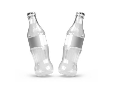 Ilımlı içecek şişesi 3D Görüntü İzole Arkaplan Sahnesi