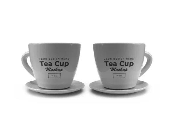 Tabak Görüntü Görünümü Tea Coffee Cup Zole Arkaplan Sahnesi — Stok fotoğraf