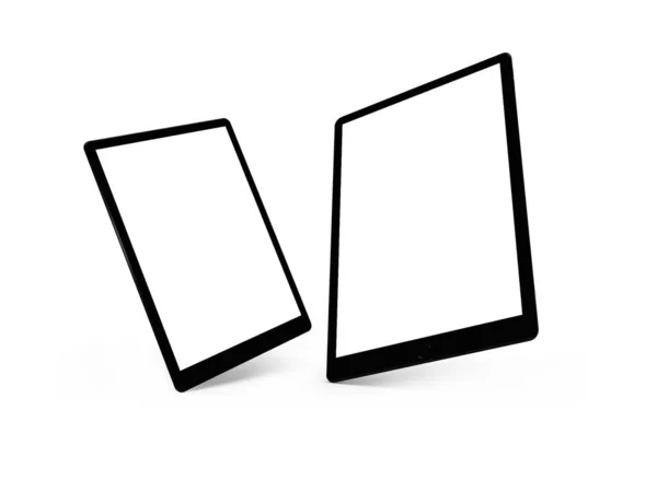 Συσκευή Οθόνης Tablet Εικονογράφηση Mockup Σκηνή Απομονωμένο Φόντο — Φωτογραφία Αρχείου