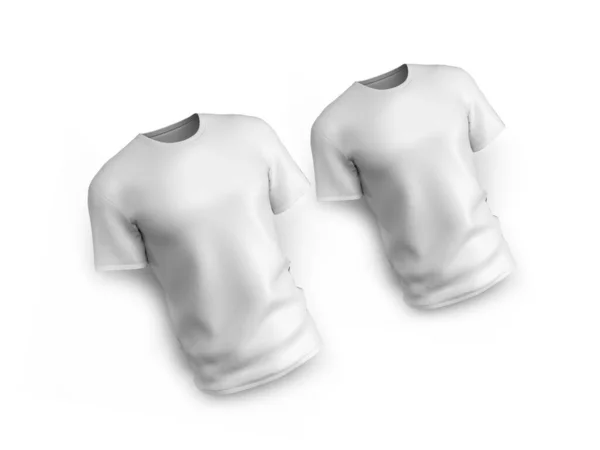 Hombres Camiseta Ropa Ilustración Escena Burlona Sobre Fondo Aislado — Foto de Stock