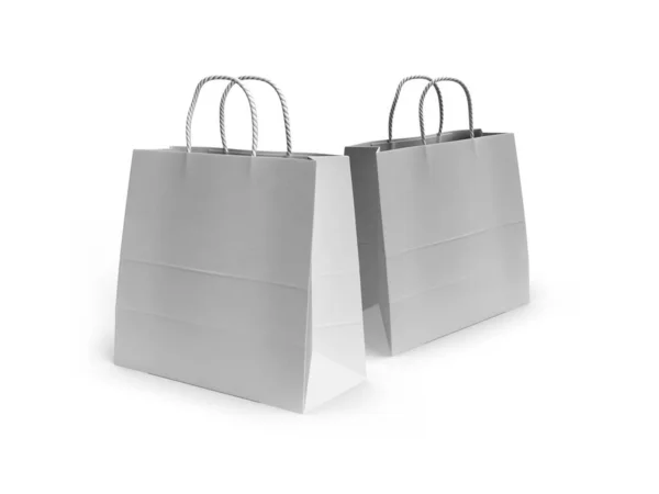 Shopping Bag Illustration Mockup Scen Isolerad Bacgkround — Stockfoto