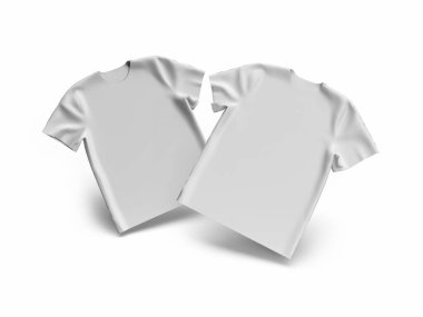 Tshirt Kumaşı 3B Görüntü İzole Arkaplan Sahnesi