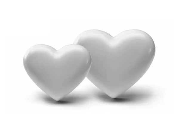 Valentine Heart Candy Illustration Mockup Scen Isolerad Bakgrund — Stockfoto