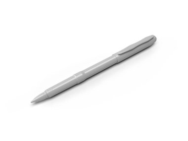 Writing Pen 3D Illustration Mockup Scene on Isolated Background