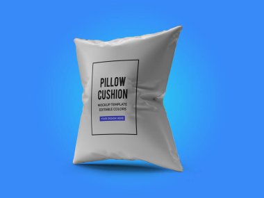 Yastık Yastığı 3D Görüntü İzole Arkaplan Sahnesi