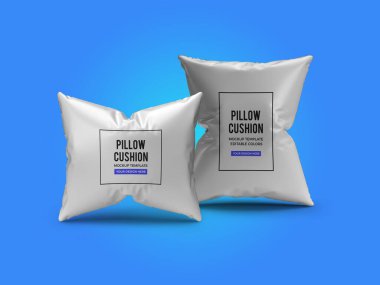 Yastık Yastığı 3D Görüntü İzole Arkaplan Sahnesi