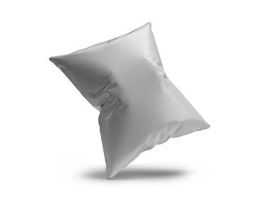 Pillow Cushion 3D Illustration Mockup Scene on Isolated Background