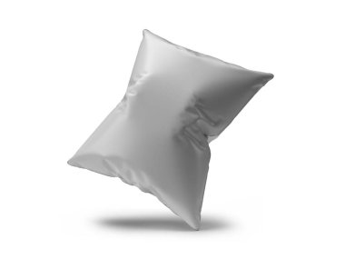 Pillow Cushion 3D Illustration Mockup Scene on Isolated Background