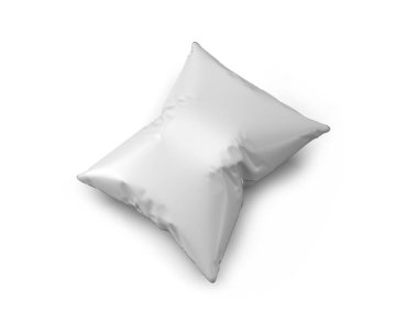 Pillow Cushion 3D Illustration Mockup Scene on Isolated Background