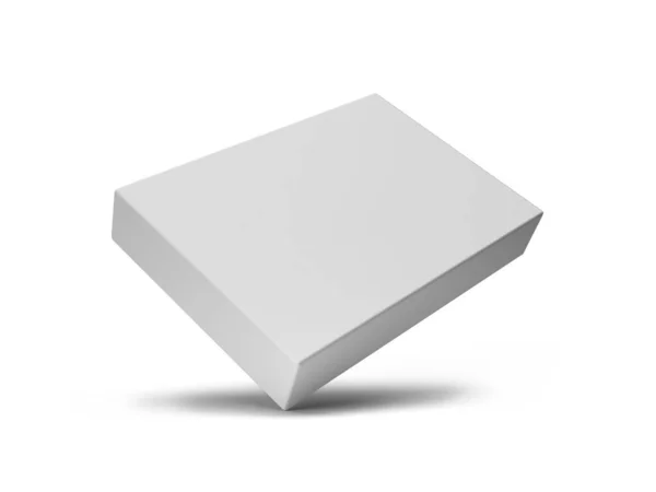 A4 Paper Box 3D Illustration Mockup Scene on Isolated Background