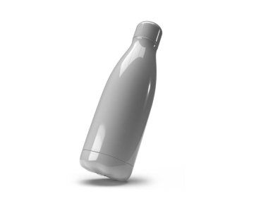 Drinking Tumbler Bottle 3D Illustration Mockup Scene on Isolated Background