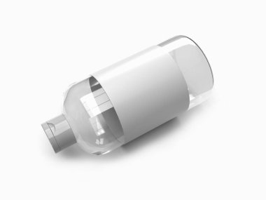 Koşullandırıcı Duş Şişe 3B Görüntü İzole Arkaplan Sahnesi