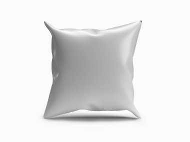 Kanepe Yastığı 3B Görüntü İzole Arkaplan Sahnesi