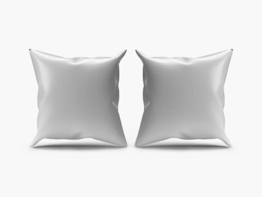 Kanepe Yastığı 3B Görüntü İzole Arkaplan Sahnesi