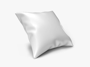 Kanepe Yastığı 3B Görüntü İzole Arkaplan Sahnesi