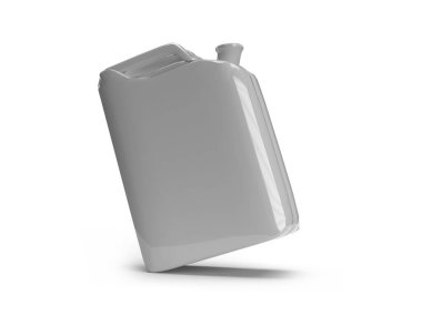 Plastik Jerry Konserve 3D Görüntü İzole Arkaplan Sahnesi