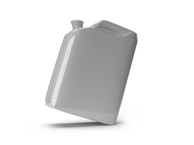 Plastik Jerry Konserve 3D Görüntü İzole Arkaplan Sahnesi