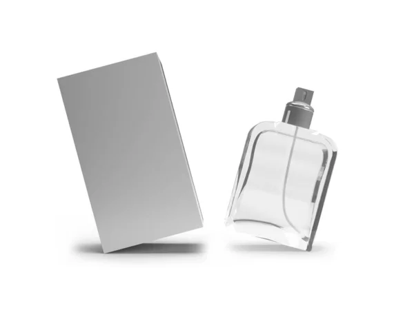 Perfume Packaging 3Dイラスト Mockup Scene Isolated Background — ストック写真