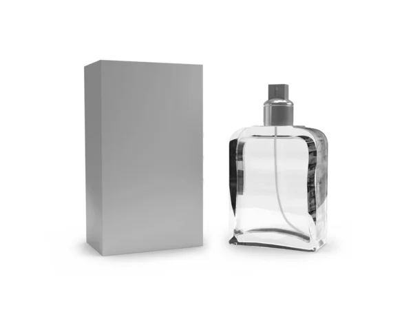 Perfume Packaging 3Dイラスト Mockup Scene Isolated Background — ストック写真