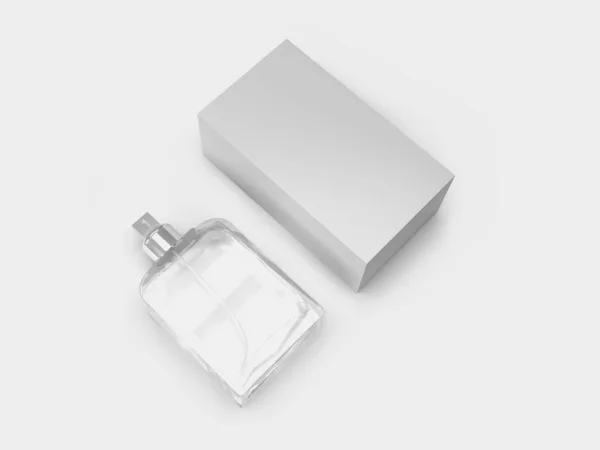 Perfume Packaging 3Dイラスト Mockup Scene Isolated Background — ストック写真