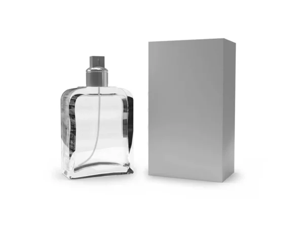 Perfume Packaging 3Dイラスト Mockup Scene Isolated Background — ストック写真