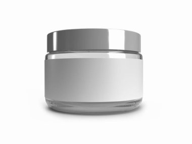 İzole edilmiş Arkaplanda Küçük Twist Jar 3D Görüntü