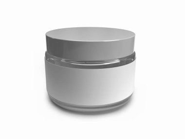 İzole edilmiş Arkaplanda Küçük Twist Jar 3D Görüntü