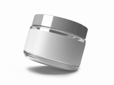 İzole edilmiş Arkaplanda Küçük Twist Jar 3D Görüntü