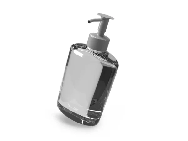 Soap Dispenser Illustration Mockup Scene Isolated Background — 스톡 사진