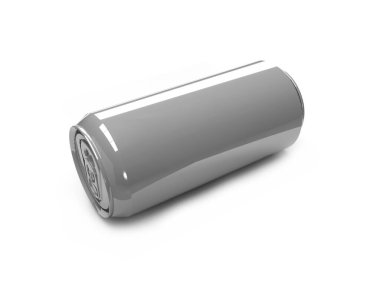 İzole Arkaplanda İçecek Kutusu 3B Görüntü Sahnesi