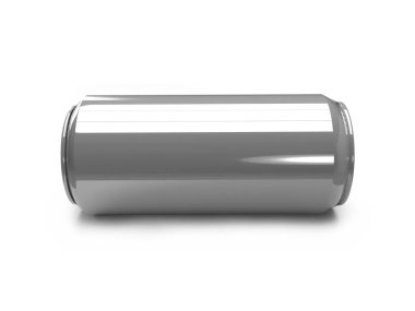 İzole Arkaplanda İçecek Kutusu 3B Görüntü Sahnesi