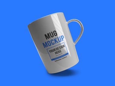 İzole Arkaplanda İçilen Kupa 3D Görüntü Uygulama Sahnesi