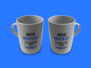 İzole Arkaplanda İçilen Kupa 3D Görüntü Uygulama Sahnesi