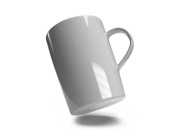 Drinking Mug Illustration Mockup Scenă Fundal Izolat — Fotografie, imagine de stoc