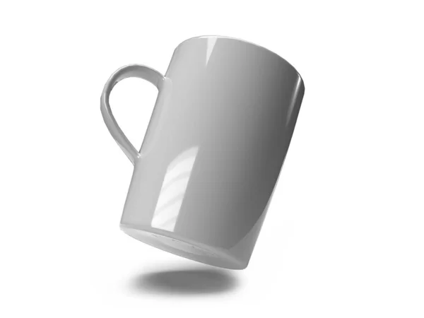 Drinking Mug Illustration Mockup Scenă Fundal Izolat — Fotografie, imagine de stoc