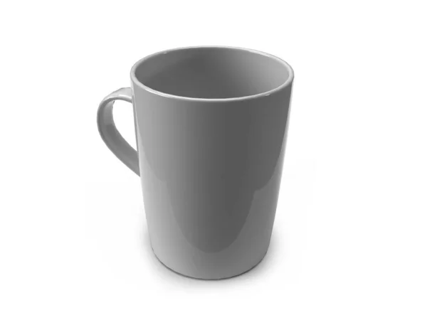 Drinking Mug Illustration Mockup Scene Isolated Background — Stock Photo, Image