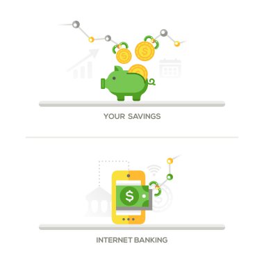 Tasarruf, Internet Bankacılığı simgeler