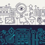 Data analysis flat line illustration Stock Vector Image by ©bloomua ...