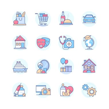 Bütçe Kategorileri - satır tasarım simgeleri belirlendi