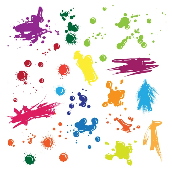Illustration du jeu de gouttes vectorielles — Image vectorielle