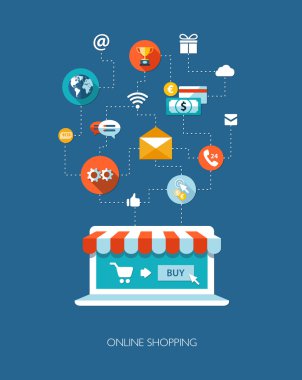 düz tasarım iş kompozisyon online sho ile gösteren resim