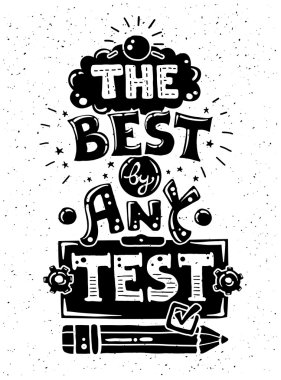 Modern düz hipster tasarlamak teklif ifade en iyi tarafından herhangi bir test ile