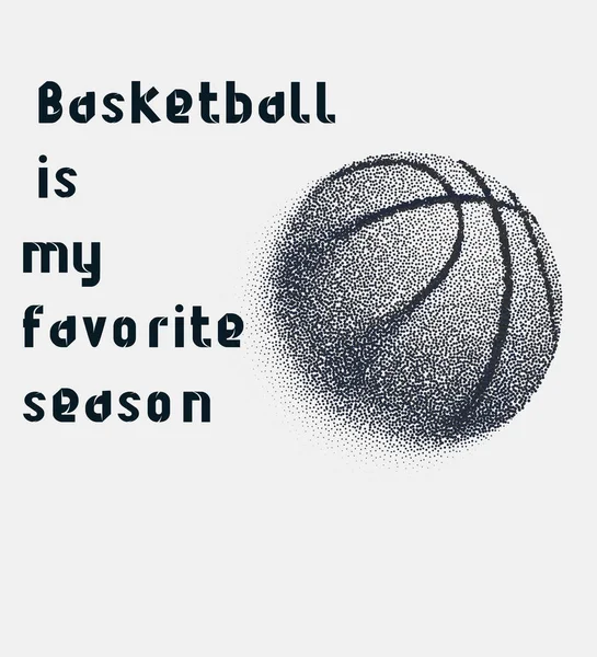 Basketbal Mijn Favoriete Seizoen — Stockfoto