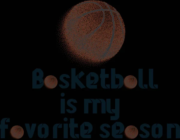 Basketbol Benim Sevdiğim Sezon — Stok fotoğraf